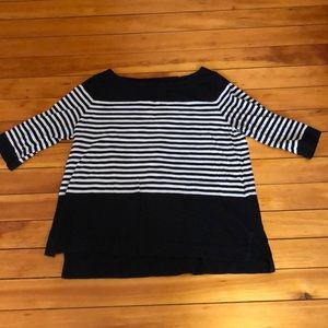 Striped Half Sleeve Shirt